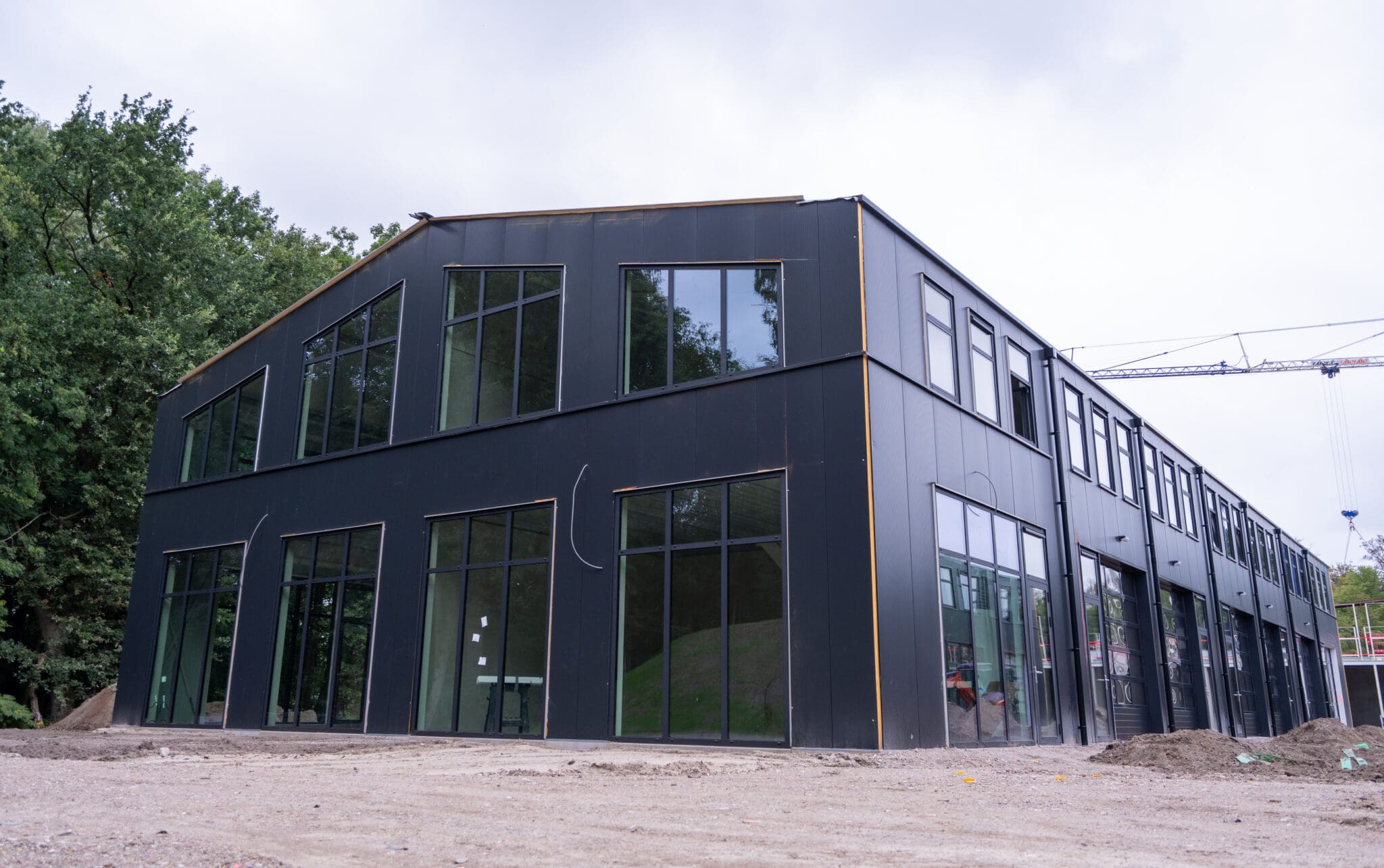 Afgebouwde hoekunit van Businesspark Soest